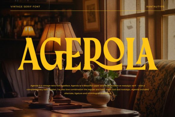 Agerola: A Refined Serif for Real Design Work