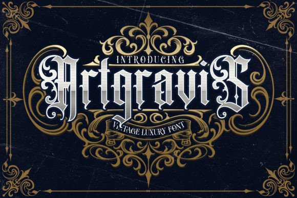 Artgravis: A Refined Blackletter Font for Bold Digital Branding