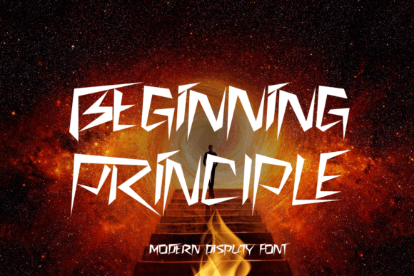 Beginning Principle: A Retro-Arcade Sans Serif for Digital Impact
