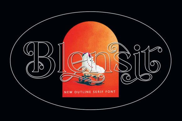 Blensit: A Luxurious Yet Friendly Serif Font for Brand Design