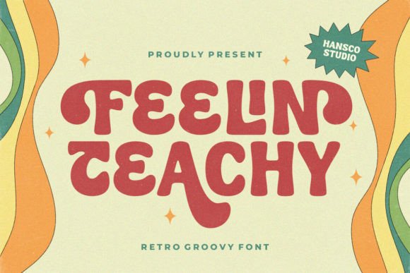 Feelin Teachy: A Serif Typeface with Quiet Vintage Charm