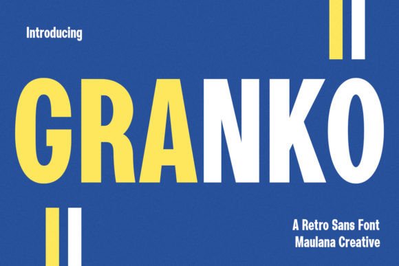 Granko: A Retro Sans Serif Font That Elevates Small Business Branding