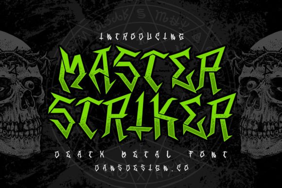 Master Stricker: A Bold Blackletter Font for Impactful Web Headlines