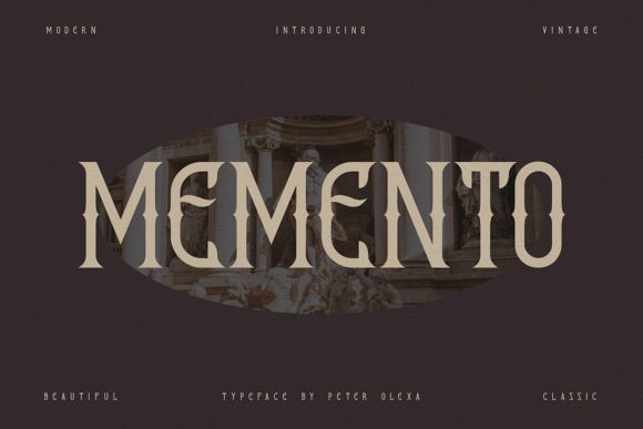 Memento: A Serif Font That Anchors Editorial Mood