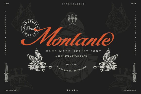 Montante: A Sophisticated Script Font for Modern Web Design