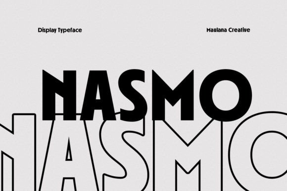 Nasmo: A Retro Sans Serif Font That Pops on Every Screen