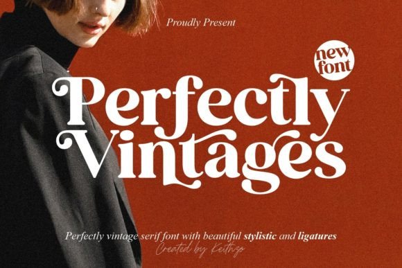 Perfectly Vintages Serif Font for Elegant Digital Branding