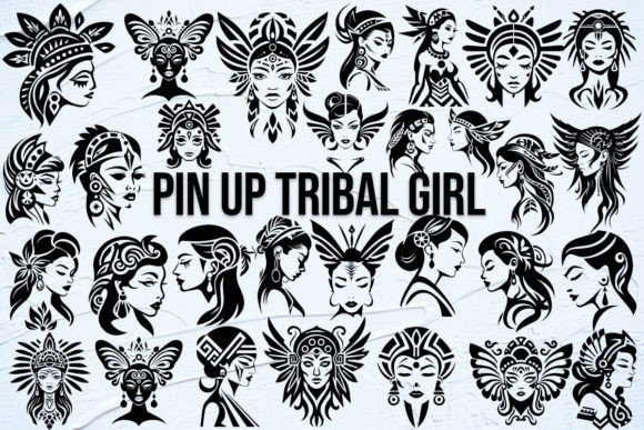Pin-up Tribal Girl: A Dingbats Font for Bold Digital Identity