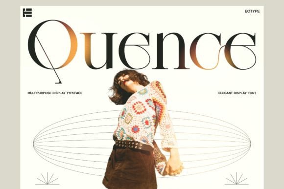 Quence: A Serif Display Font for Distinctive Digital Branding