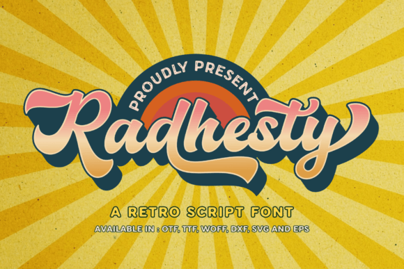 Radhesty: A Retro Script Font That Earns Its Place in Campaign Visuals