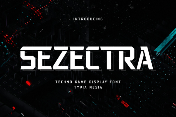 Sezectra: A Techno-Futuristic Sans Serif That Cuts Through the Feed