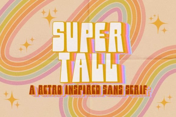 Super Tall: A Retro Sans Serif Font That Elevates Digital Branding