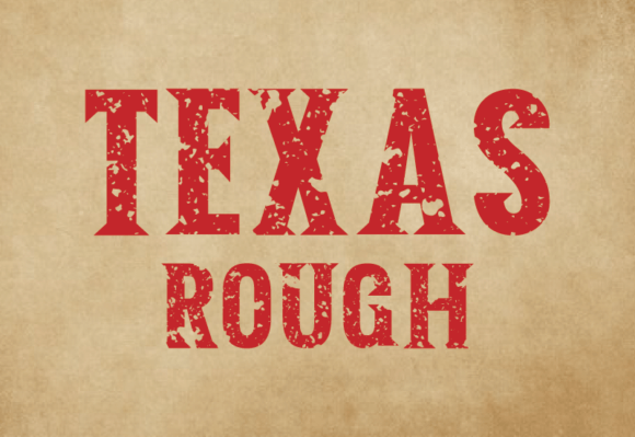 Texas Rough: A Clean Retro Serif Font for Digital Branding