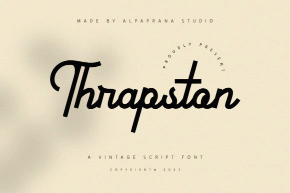 Thrapston: A Handwritten Font That Feels Like Home