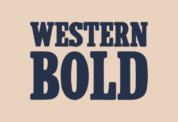 Western Bold: A Clean Retro Typeface for Handmade Labels & Printables
